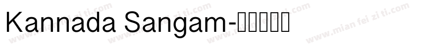Kannada Sangam字体转换